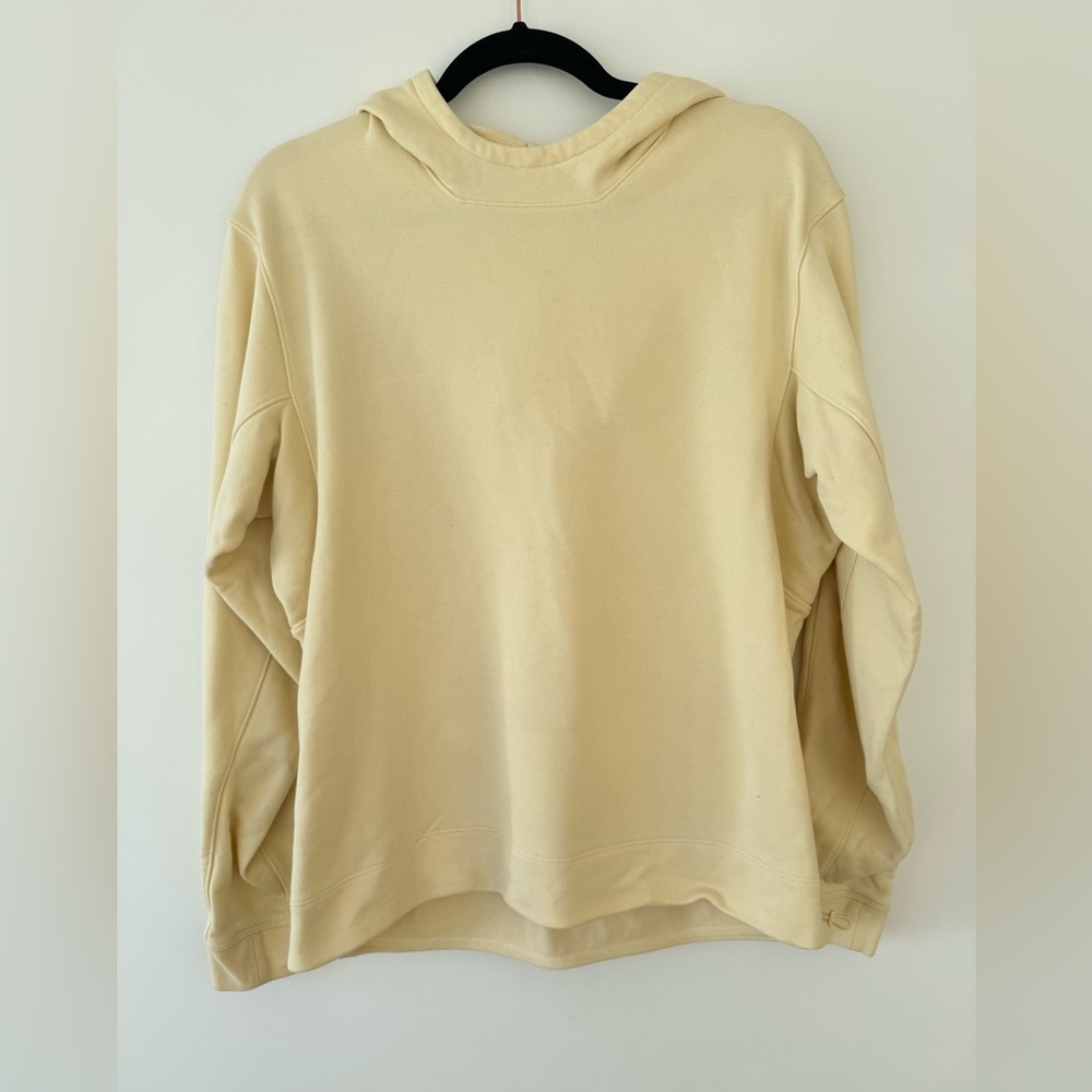 lululemon athletica Light Beige Hooded Sweatshirt